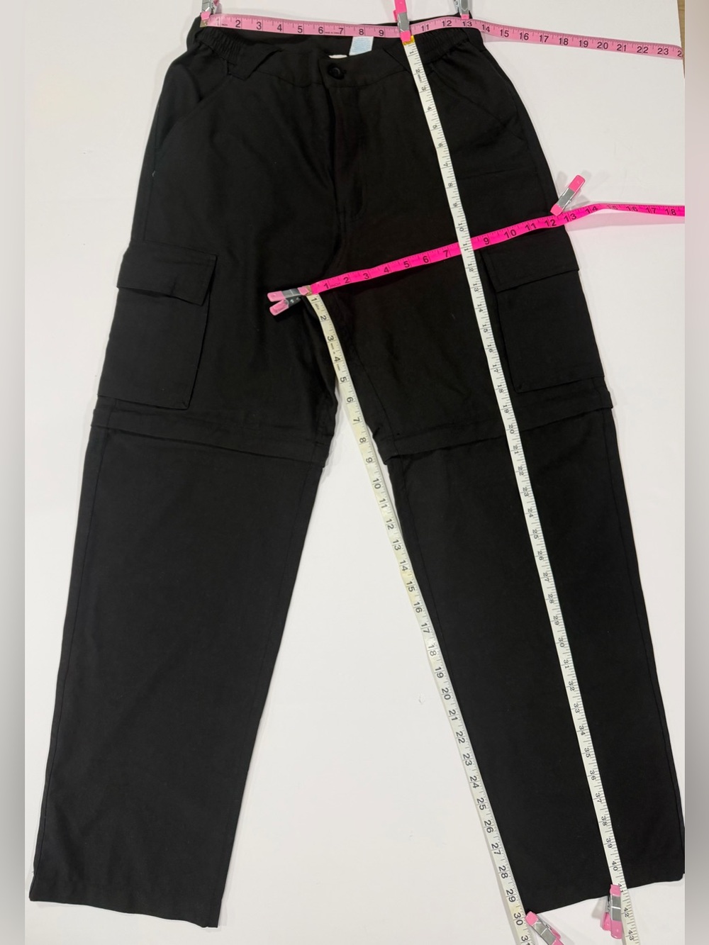 Prospirit Black Zip-Off Cargo Pants - Picture 4 of 10